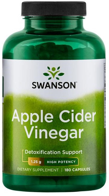 Apple Cider Vinegar, 1250mg High Potency - 180 caps